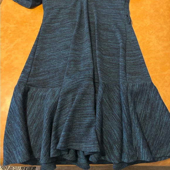 paper moon dress Women Flutter Sleeve Blue NEW TAGS Size M V-neck Designer - Picture 6 of 12
